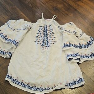 Parker Embroidered White Blouse